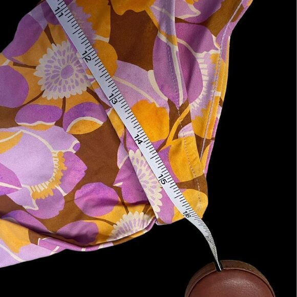 Stone Fox Azalea One Piece Swimsuit - Retro Bloom Print XL NWT - Picture 8 of 10